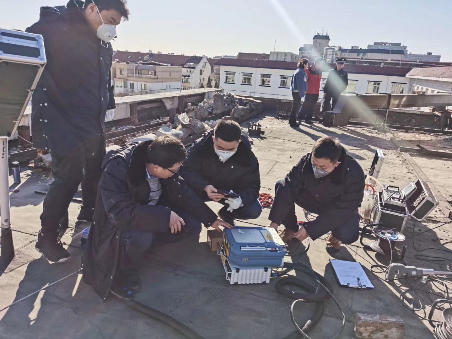 檢測北京餐飲油煙行業非甲烷總烴排放情況