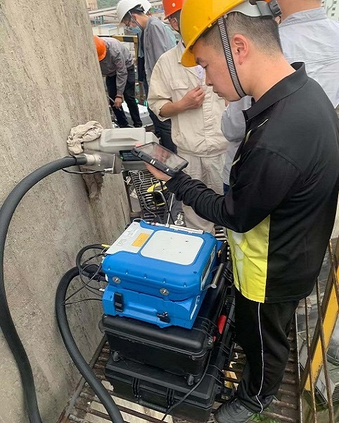 黃石大冶特崗焦?fàn)t排放口VOCs檢測