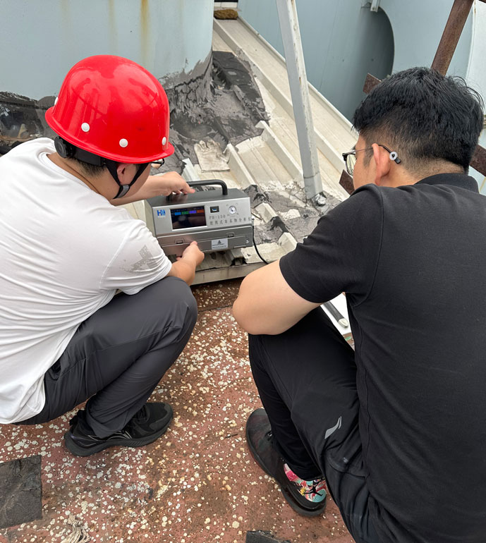 PB-150便攜式氣相色譜儀中車現場測試